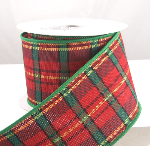 plaid ribbon wholesale